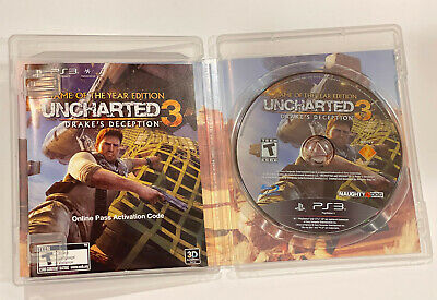 Uncharted 3: Drake's Deception Game of the Year Edition (PS3) Not for Resale