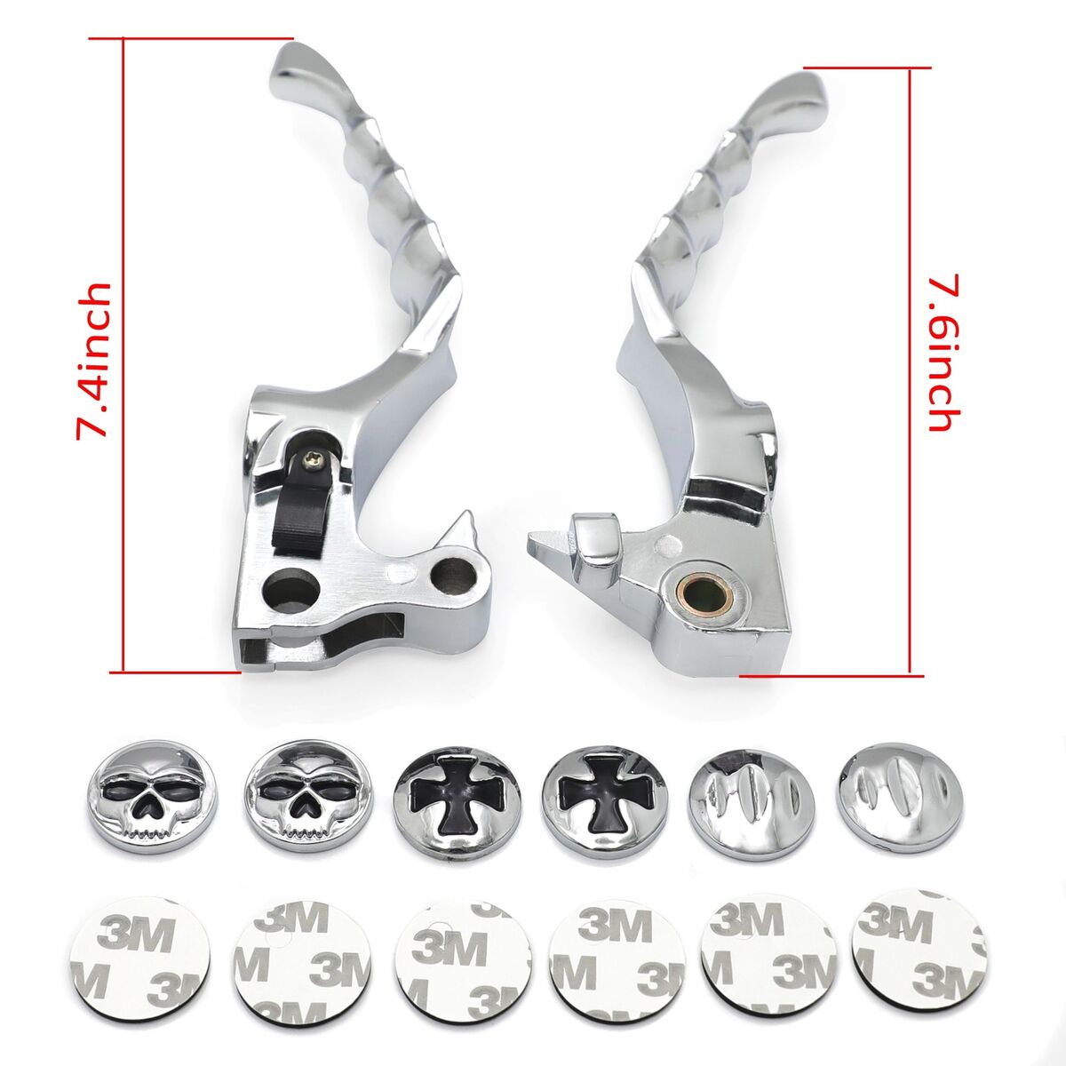 Steel Skull Zombie Brake clutch Lever For HARLEY XR XL 883 Steel Skull Zombie Brake clutch Lever For HARLEY XR XL 883