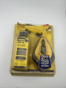 Irwin Straight Line 100' Speedline 3x With Level Comes With Box Opened Used