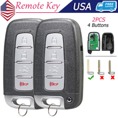 2 For 2011 2012 2013 Kia Sorento Optima Keyless Entry Smart Remote Car Key Fob