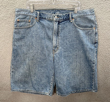 Levis 550 Shorts Mens 42 Blue Denim Jorts Workwear Grunge Skater Chore Y2K 