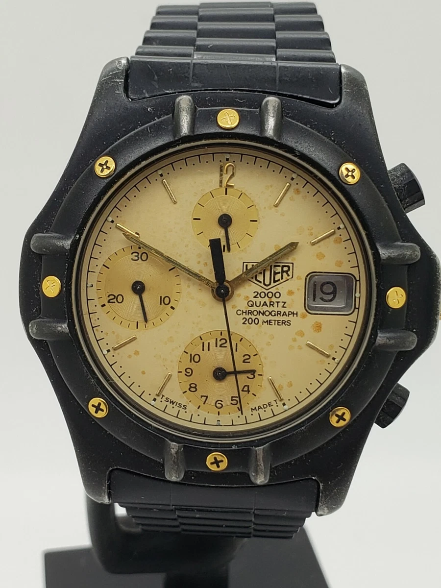 Heuer 2000 quartz chronograph new arrivals