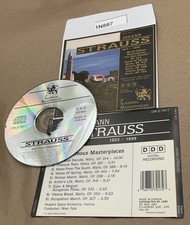 World Famous Masterpieces by Johann Strauss CD, 1999 No Case 1N887