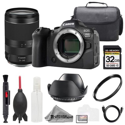 Canon EOS R6 II + RF 24-240mm f/4-6.3 IS USM Lens +32GB+Bag+UV Filter- Basic Kit