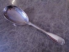 Christofle modelo VENDOME plantilla cuchara de arroz plateada ¡EXCELENTE!