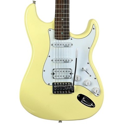 Faber STC VWRH Stratocaster HSS   Vintage White