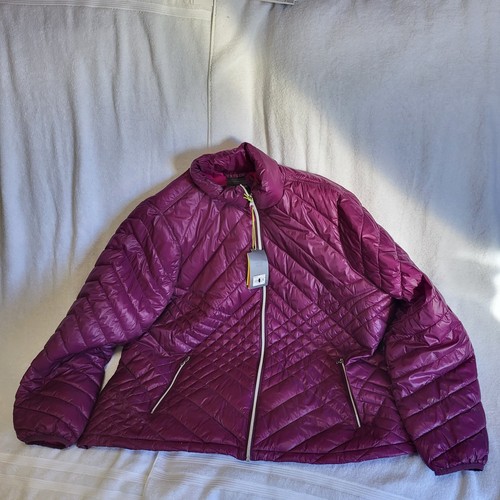 New TEK GEAR WARM TEK PLUM ALLURE Purple Puffer Jacket Free Shipping - Picture 1 of 3