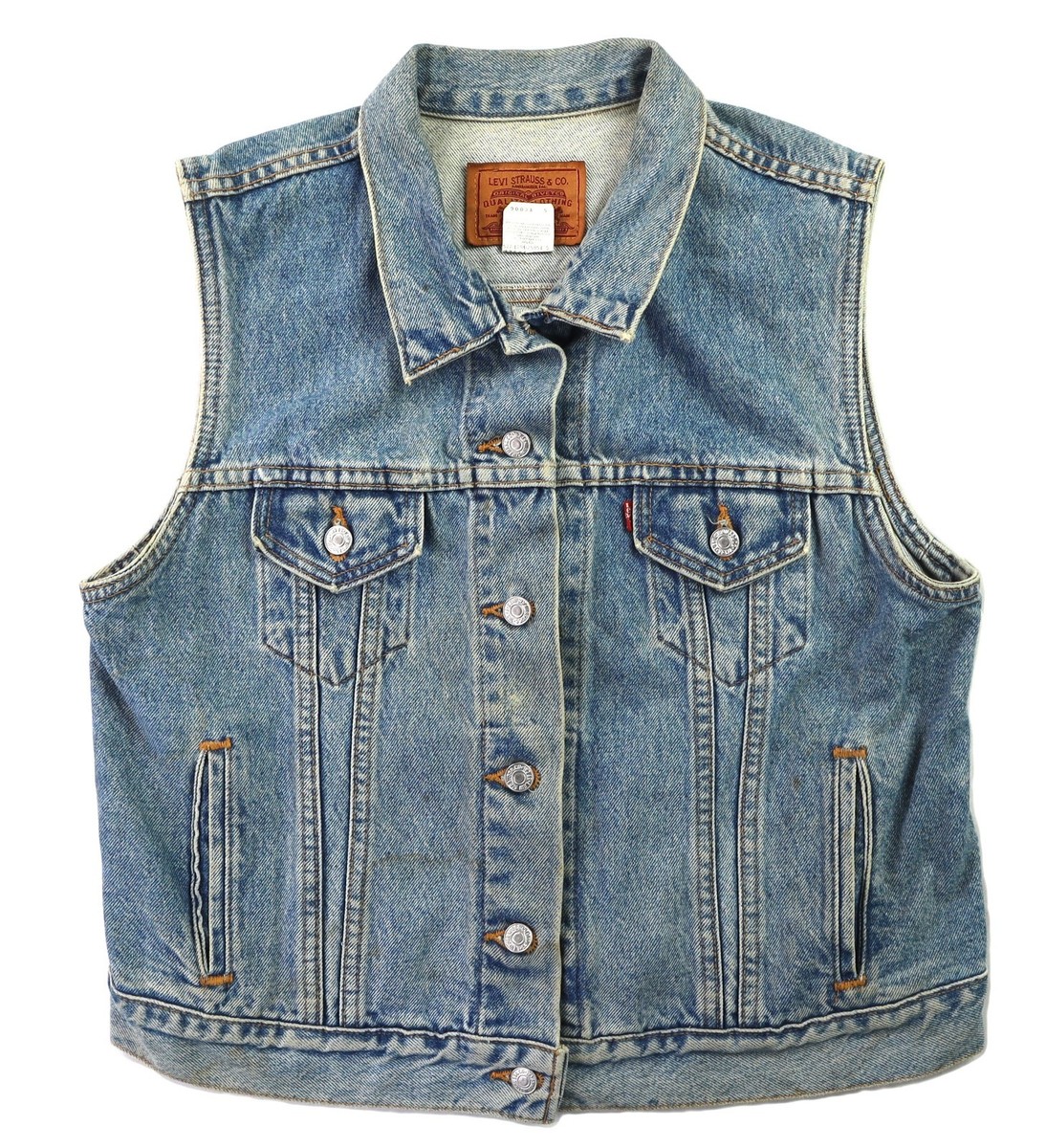 Vintage 90s Levi's Levis 77594 USA Men's S M Blue Denim Jean