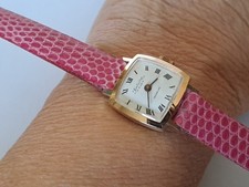 Orologio Fontaine Vintage donna cassa oro giallo 18kt movimento carica manuale