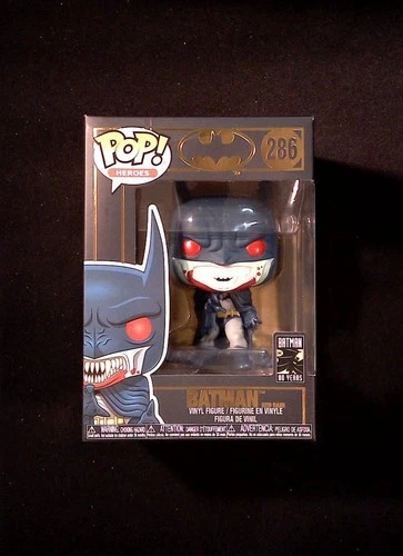 Batman Red Rain Funko Pop! 286 Batman 80 years Dracula Vampire in New Protector