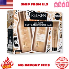 Redken All Soft Shine & Moisture Holiday Kit - Brand New