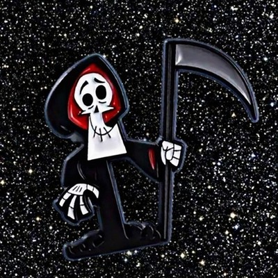 Cartoon Network Billy & Mandy Grim Adventures Grim Reaper Enamel Pin Collectible