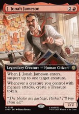 1x - J. Jonah Jameson - Extended Art #261 - Marvel's Spider-Man - NM MTG