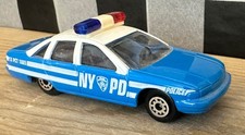 Maisto Chevrolet Caprice NYPD Police Car Blue White 1997