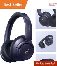 Wireless Noise Cancelling Headphones Bluetooth with Hi-Res Sound 50H Play