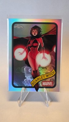 2025 Topps Chrome Marvel Refractor Scarlet Witch