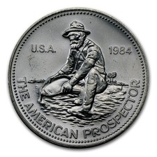 1984 1 oz Silver Round - Engelhard Prospector (Eagle Reverse) 93.48 per troy oz