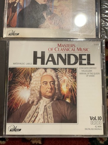 10 classical music set CD lot Masters of classical Music Bach Mozart Beethoven - Foto 11 di 13