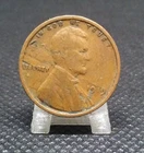 1919  Lincoln Wheat Cent 1c with lamination ERROR