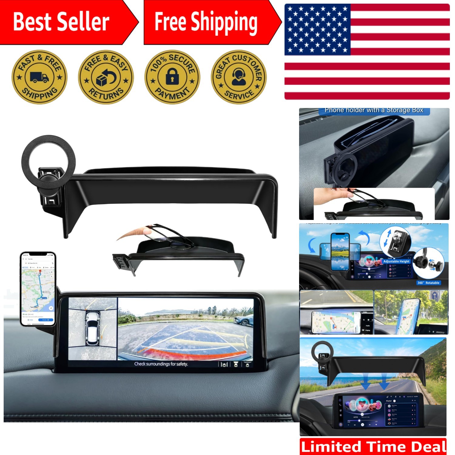 MagSafe Car Phone Holder for Mazda CX-5