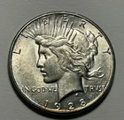 1928 S  PEACE DOLLAR AU+