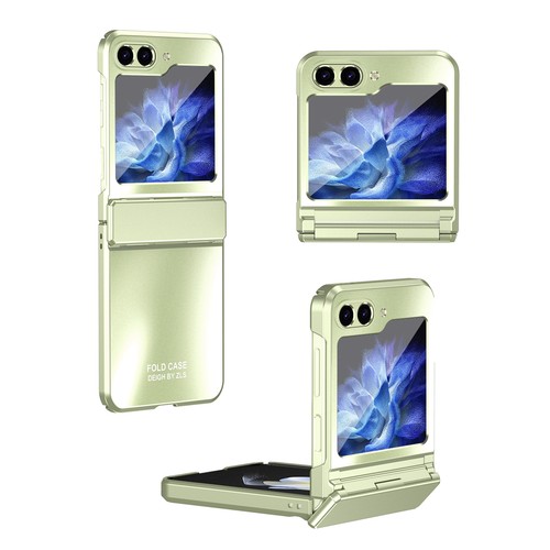 Custodia cerniera PC opaca smerigliata placcatura lusso per Samsung Galaxy Z Flip 7/6/5 - Foto 13 di 15