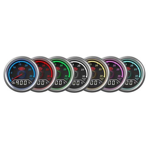 3 Gauge Pillar Pod W Code Painted 1 Piece for Patrol GU 1997-16 w/ Boost Ex Temp - Picture 7 of 12