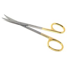 Small All-Purpose Craft Scissors 4.5" Mini Detail Sharp CRV Blades Shears - Gold