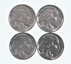 Buffalo Nickels Sharp Horn XF/AU - 1936 1937 1936 1936 Lot Collection *415