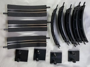 Carrera Go 1/43 Slot Car Lot 8 (7.75") tracks Looping sections & 4 Support sets