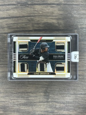 2024 Panini Three and Two Baseball Gino Groover Full Count Swatches /10 Dbacks