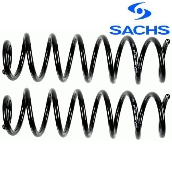 2X Fahrwerksfeder Sachs 994392 2 Federn Satz Federnsatz FüR Renault-image