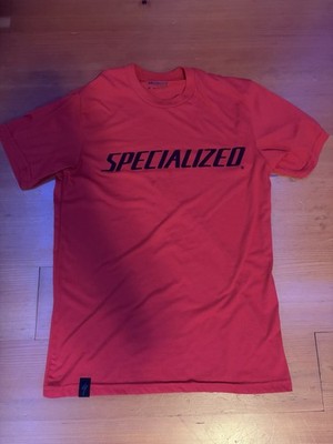 Specialized Mens Short Sleeve Red Small T-Shirt Athletic Bike Racing BMX Classic