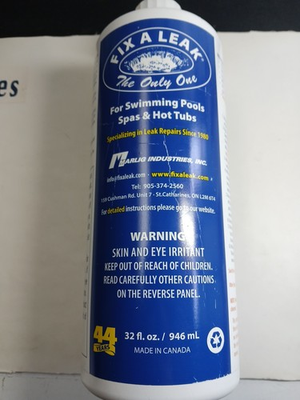 #ad Marlig Fix A Leak Pool Spa Hot Tub Leak Sealer Repair Liquid 32oz Brand New $27.99