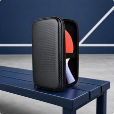 Table-Tennis Racket Case Textured Finish Table Tennis Paddle Case Carrying