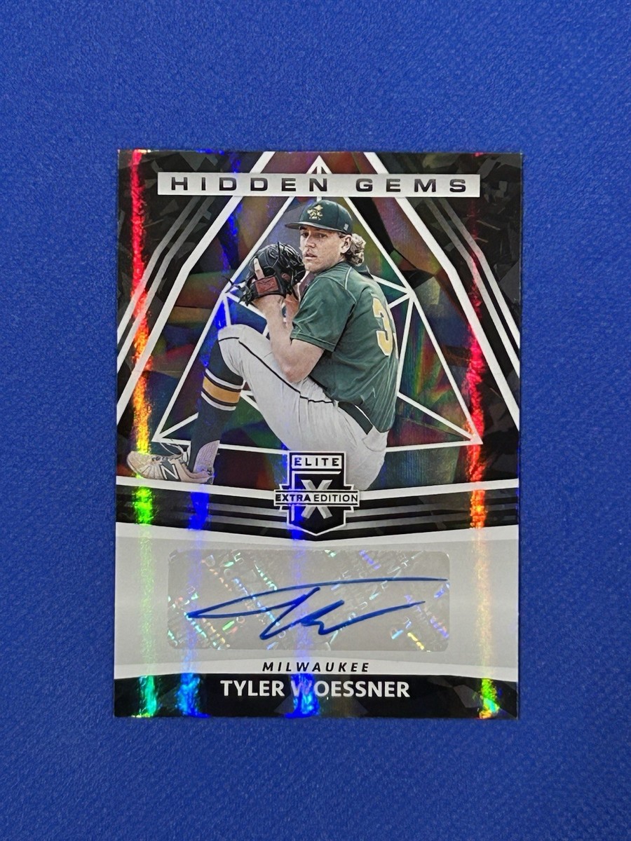 Tyler Woessner 2022 Panini Elite Extra Edition Hidden Gems Auto