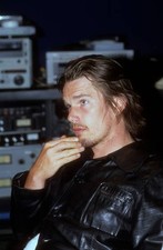 Director Ethan Hawke listens while Jeff Tweedy of Wilco works in t- Old Photo 3