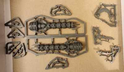 Warhammer 40k Bits - Necrons Doomsday Cannon mit Reittieren (Neu auf Anguss)