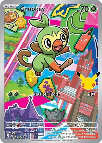 Grookey 052 Promo ME: Mega Evolution Promo Pokemon Holo Near Mint