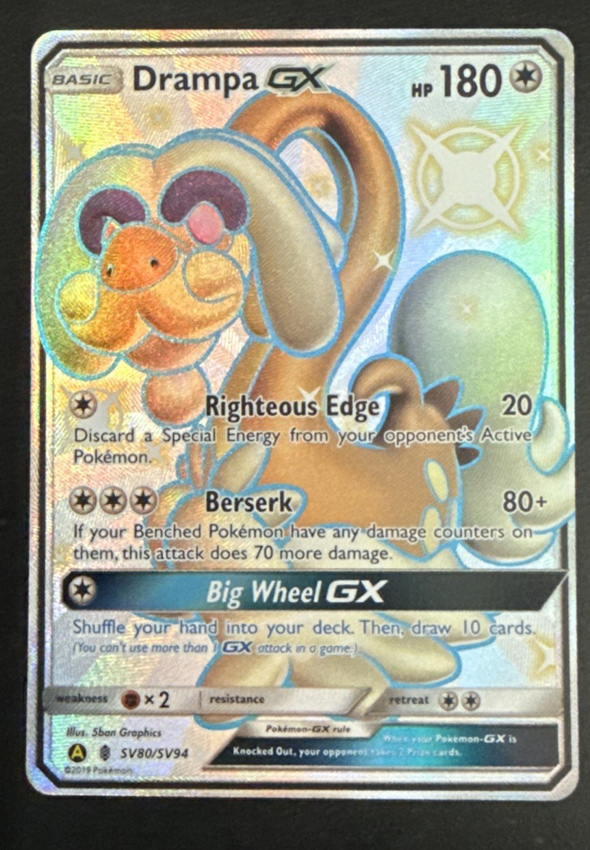 Drampa GX SV80/SV94 Hidden Fates: Shiny Vault Holo