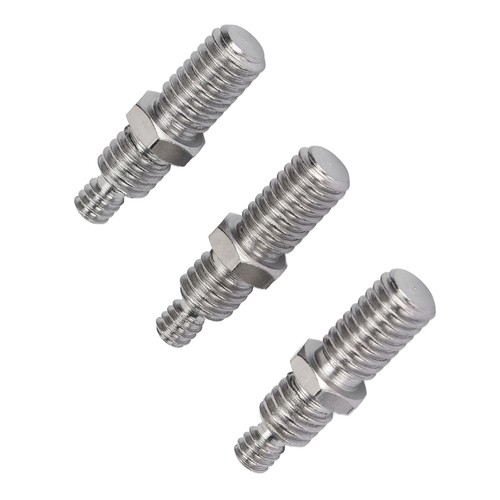 3Pcs 3/8 to 1/4in Male Threaded Screw Adapter Camera Tripod Mount Anti-Slip - Picture 5 of 12