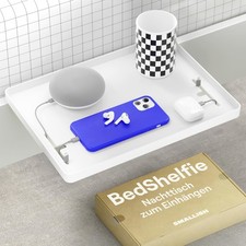BedShelfie Nachttisch Zum Einhängen Bettablage Etagenbett und Obere Etagenbett