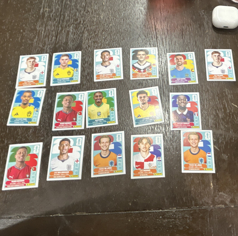 Panini FIFA World Cup Qatar 2022 Stickers Lot Player Portrait Non-Stuck