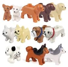 MOC LEGO Dog 5 Pack - BUNDLE AND SAVE!