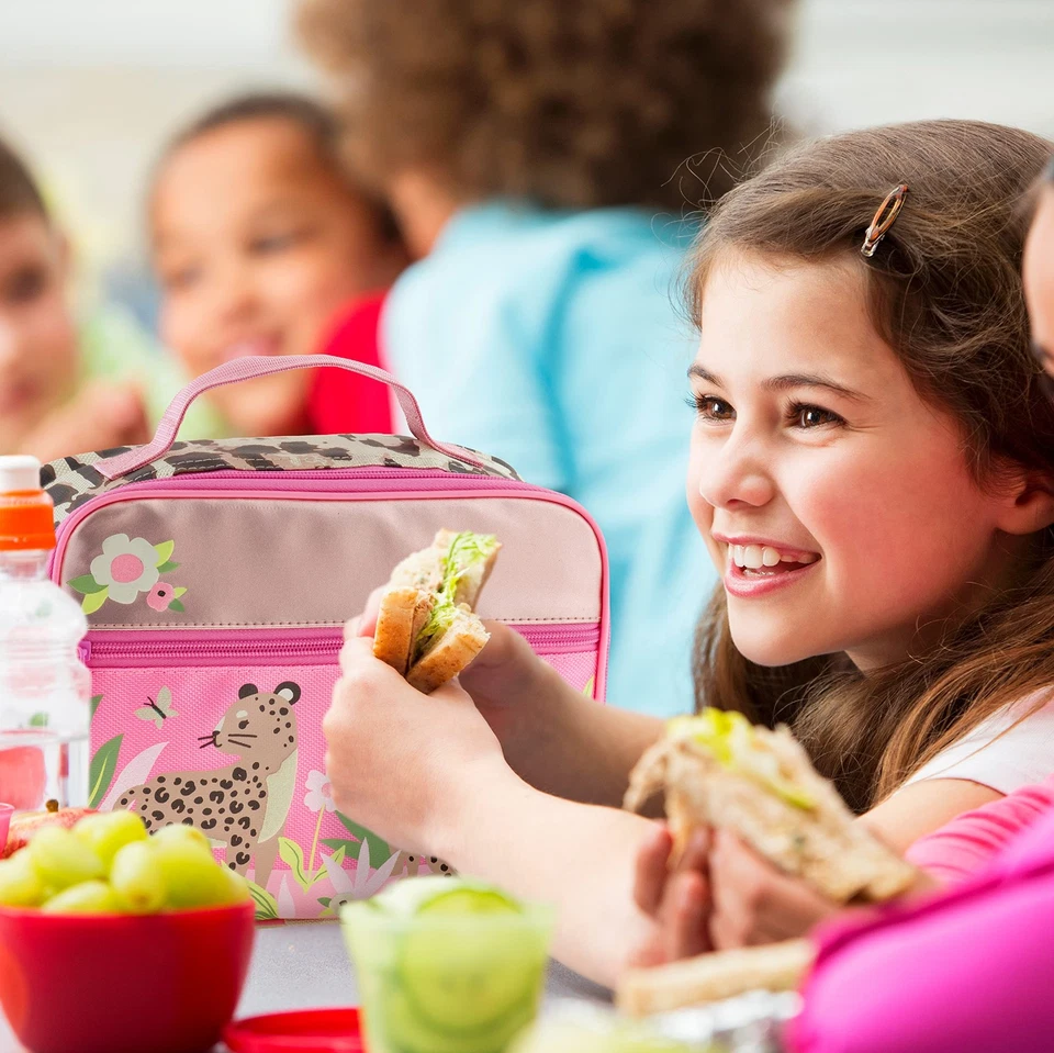 Lancheira clássica design dinossauro bolsa infantil isolada 10 x 7,5 x 3 - Imagem 4 de 4