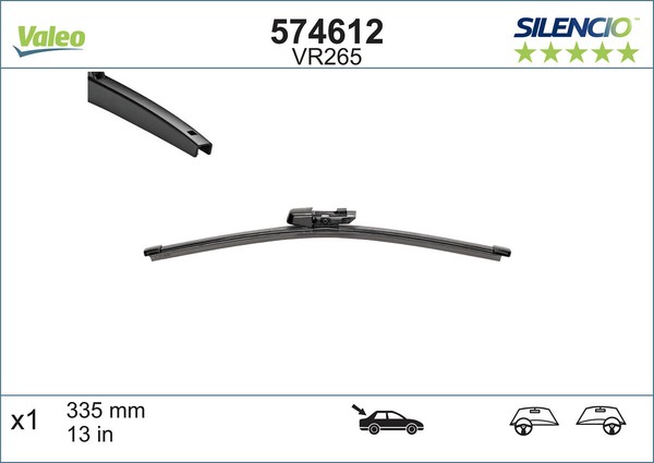 Valeo 574612 Scheibenwischer FüR VW Seat Skoda-image