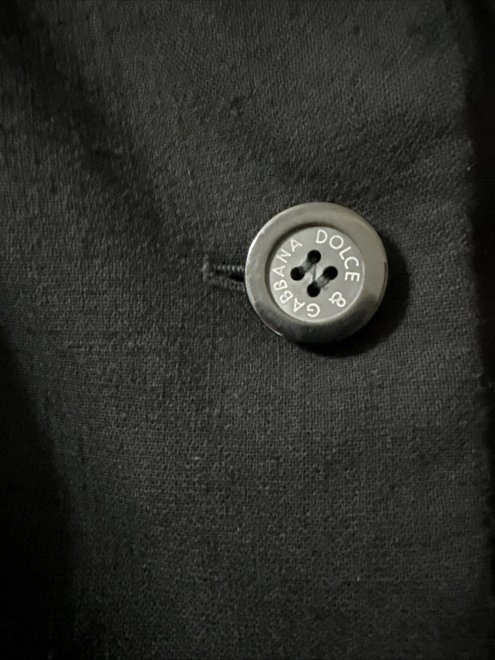 Dolce&Gabbana Women Black Blazer Virgin Wool Jacket 40 - Image 3 of 4