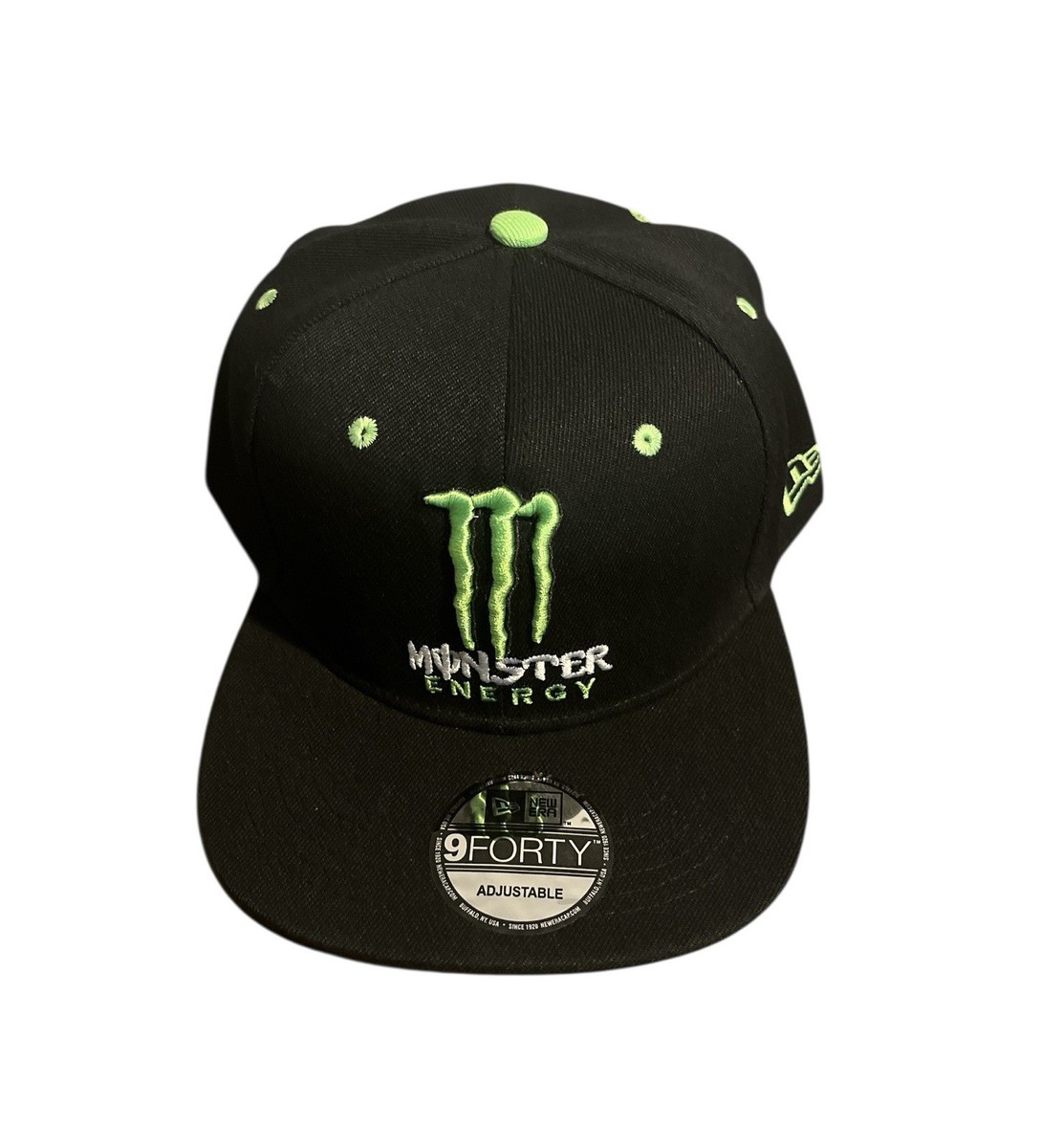 Monster Energy New Era 9Forty SnapBack Hat Neon Claw Stitched