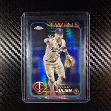 2024 Topps Chrome Baseball #152 Edouard Julien Prism Refractor