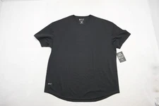 Bylt Drop Cut Lux Gym Shirt Short Sleeve Atheltic Tee Black Mens 3XL NWT